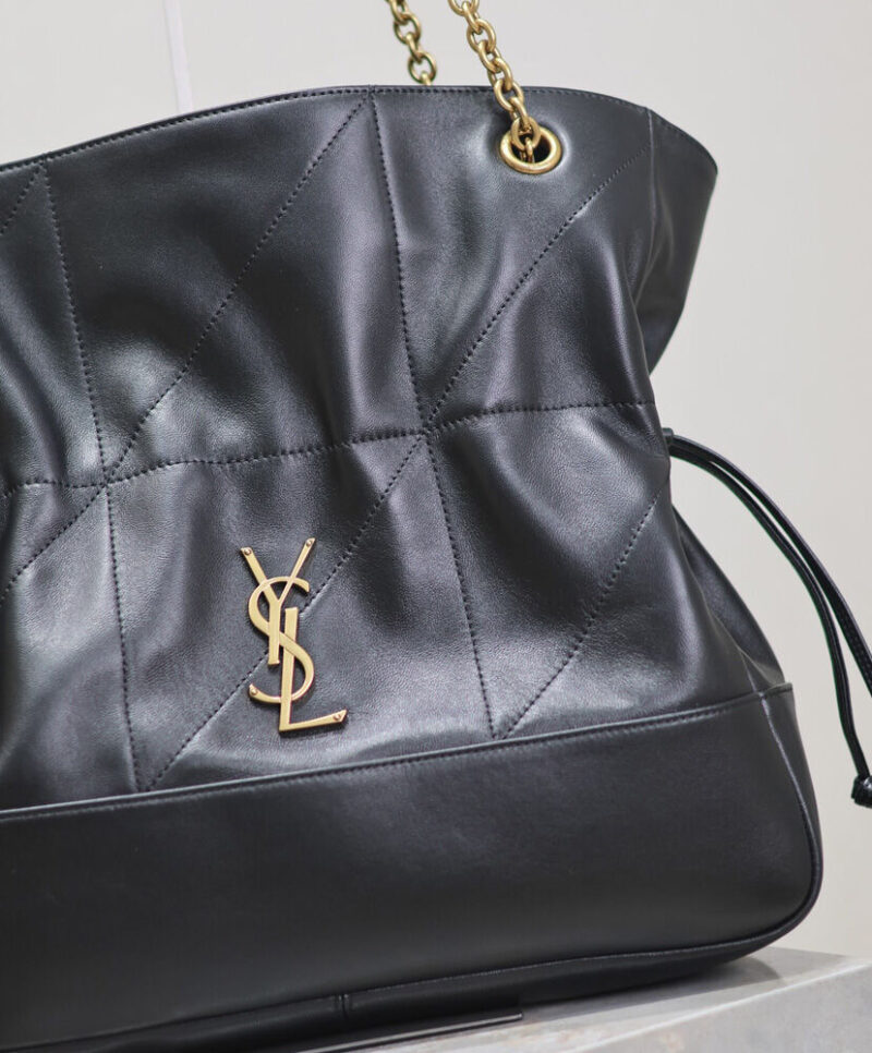 Saint Laurent Jamie 4.3 Sheepskin Tote Bag Black
